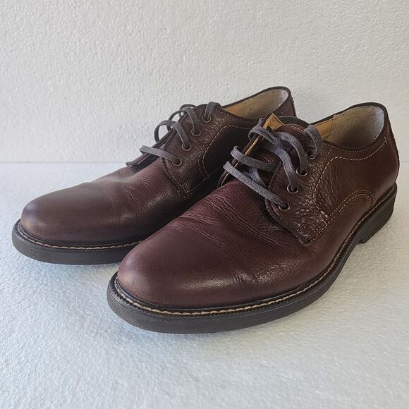 J.MURPHY by Johnston & Murphy Brown Leather Derby Dress Shoes - Classic Lace-Up main image 7